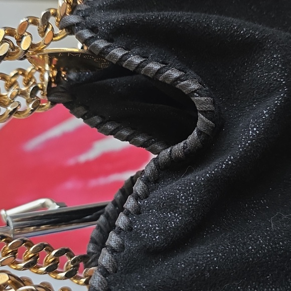 Falabella Stella McCartney fold-over tote bag Gold Chain - Picture 9 of 17